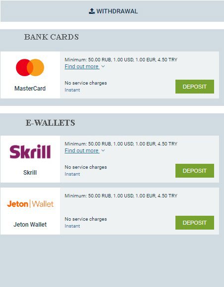 casino withdrawal methods