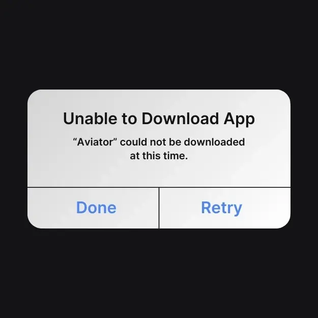 app download or updating issues