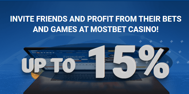 Promo banner of the Mostbet