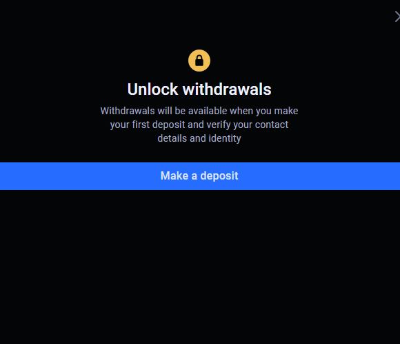 Odds96 withdrawal panel
